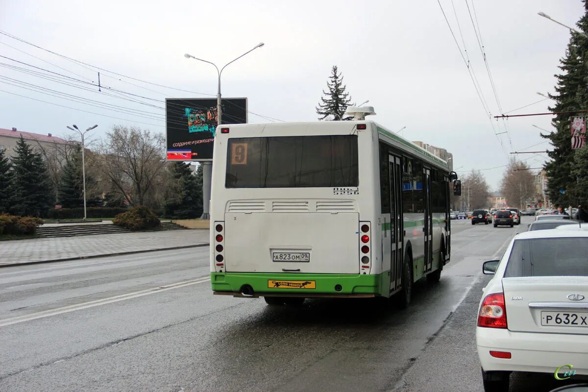 ЛИАЗ 5256.53 Челябинск. Автобус Черкесск. Маршрутки Черкесск. Вологда, 1990-е года, ПАТП-1, маршрут 9д..