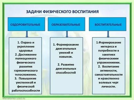 Оздоровительные задачи физкультурного занятия