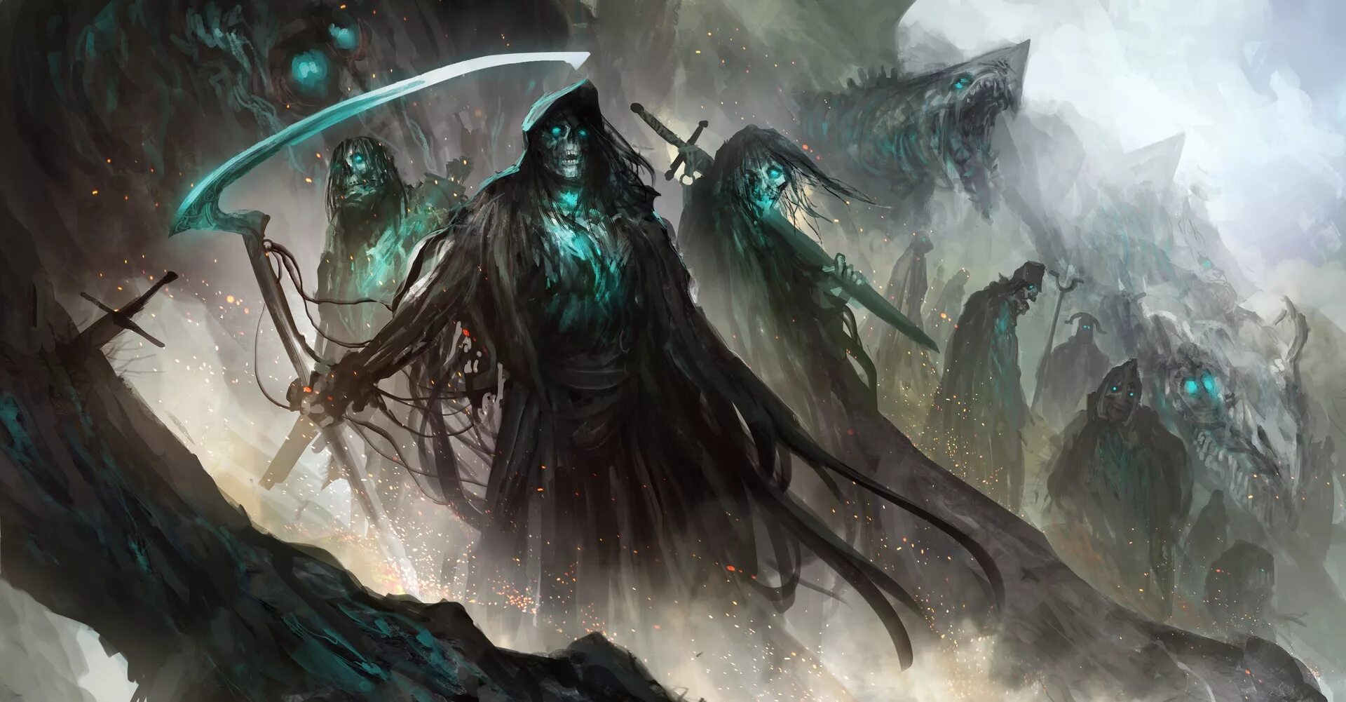 Воин в тумане. Арагорн и армия мертвых. The elder scrolls некромант арт. Симулятор эволюции. Битва с призраком.