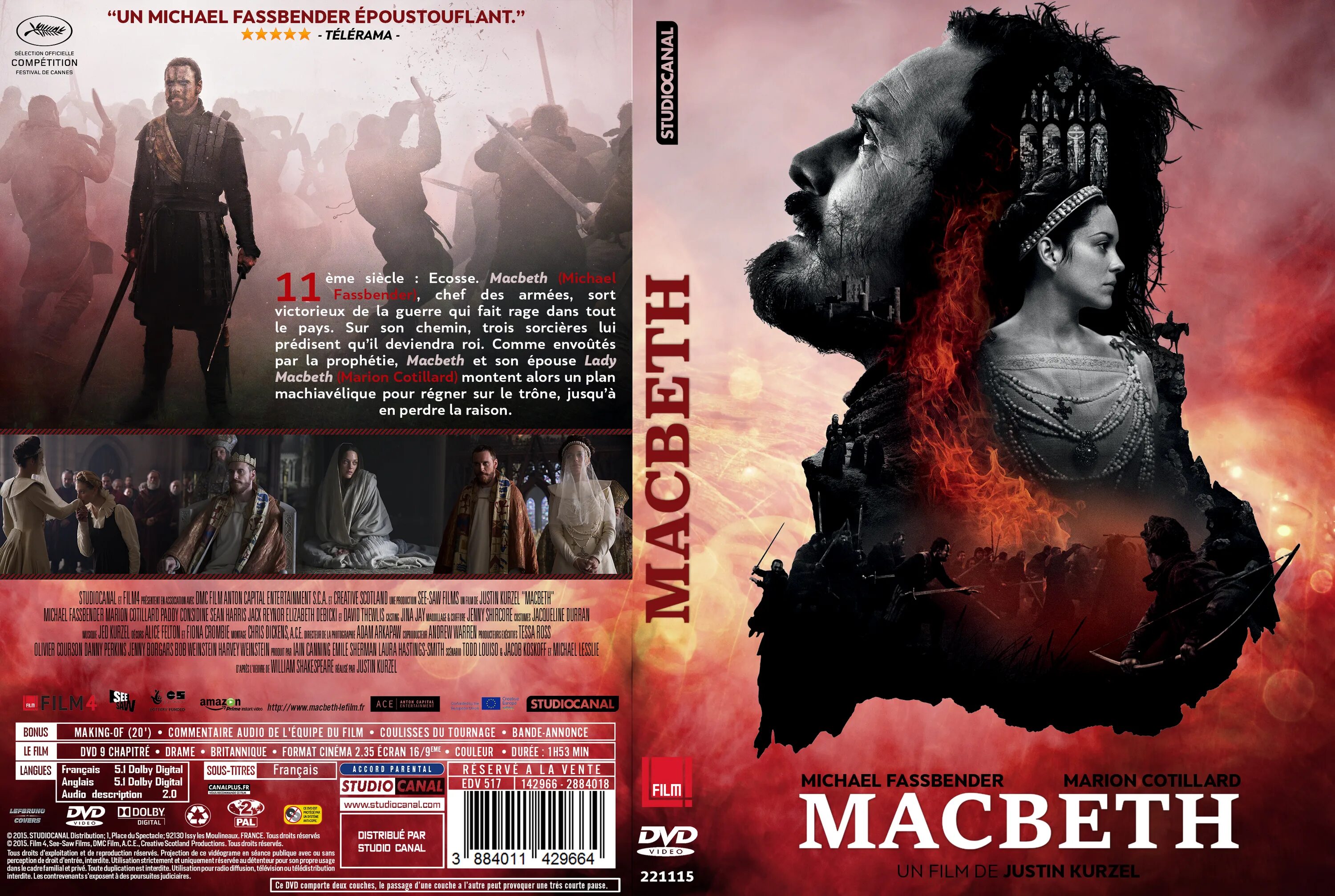 Macbeth 2015 DVD Cover. Леди Макбет 1948. Сейтон Макбет.