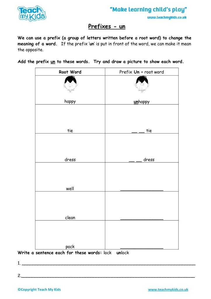 Make this adjectives negative using prefixes. Prefix un worksheet. negative prefixes in english worksheets. prefix un for kids. prefix un dis worksheet.