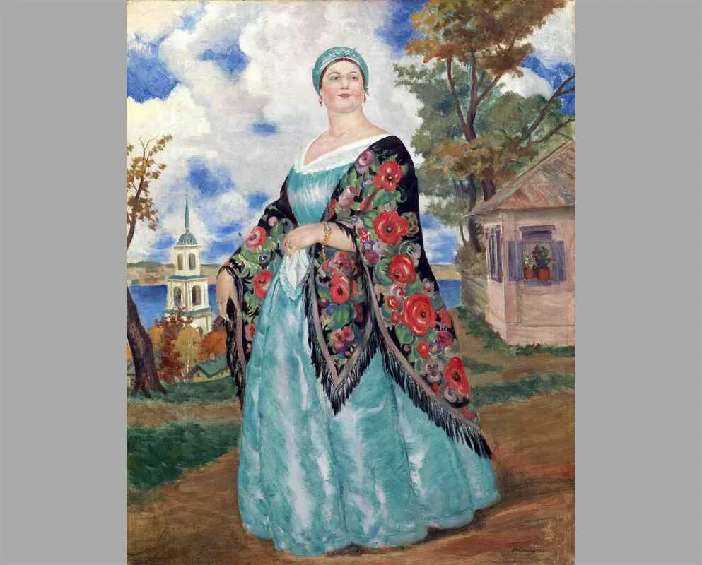 1 время была женою. Кустодиев купчихи 1912. Купчиха Кустодиев картина. Кустодиевская Купчиха 1915 наряд.