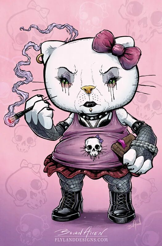Goth kitty