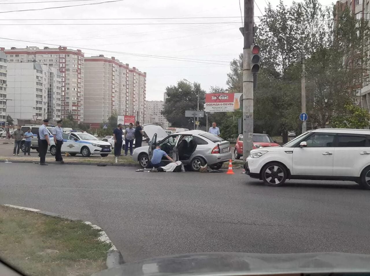 ДТП на бульваре Победы Воронеж.