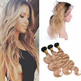 Slideshow ombre bundles with frontal.