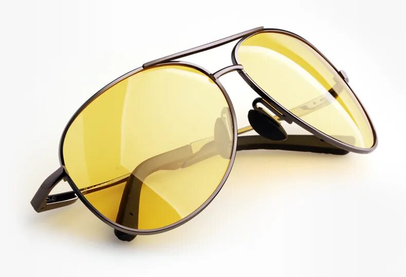 Men Night Vision Polarized Yellow Sunglasses Driving For Car Reduce Glare 330888
