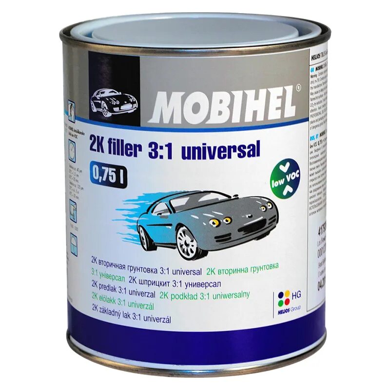 Грунт Мобихел 1к. Грунт-наполнитель Mobihel 2к HS 3:1 W/W Low voc 0,75л, артикул: 47843502. Грунт акриловый 2к Мобихел. Отвердитель Mobihel 2k. Праймер для покраски