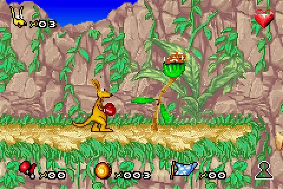 Кенгуру игра 2024. Kao the Kangaroo 2000. Игра kao the Kangaroo. Kao the Kangaroo GBA game. Игра про кенгуру в боксерских перчатках.