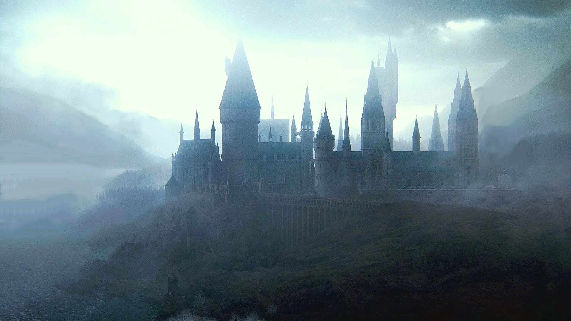 Черный экран hogwarts. Хогвартс и дементоры.