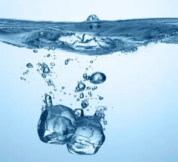 Water turns into