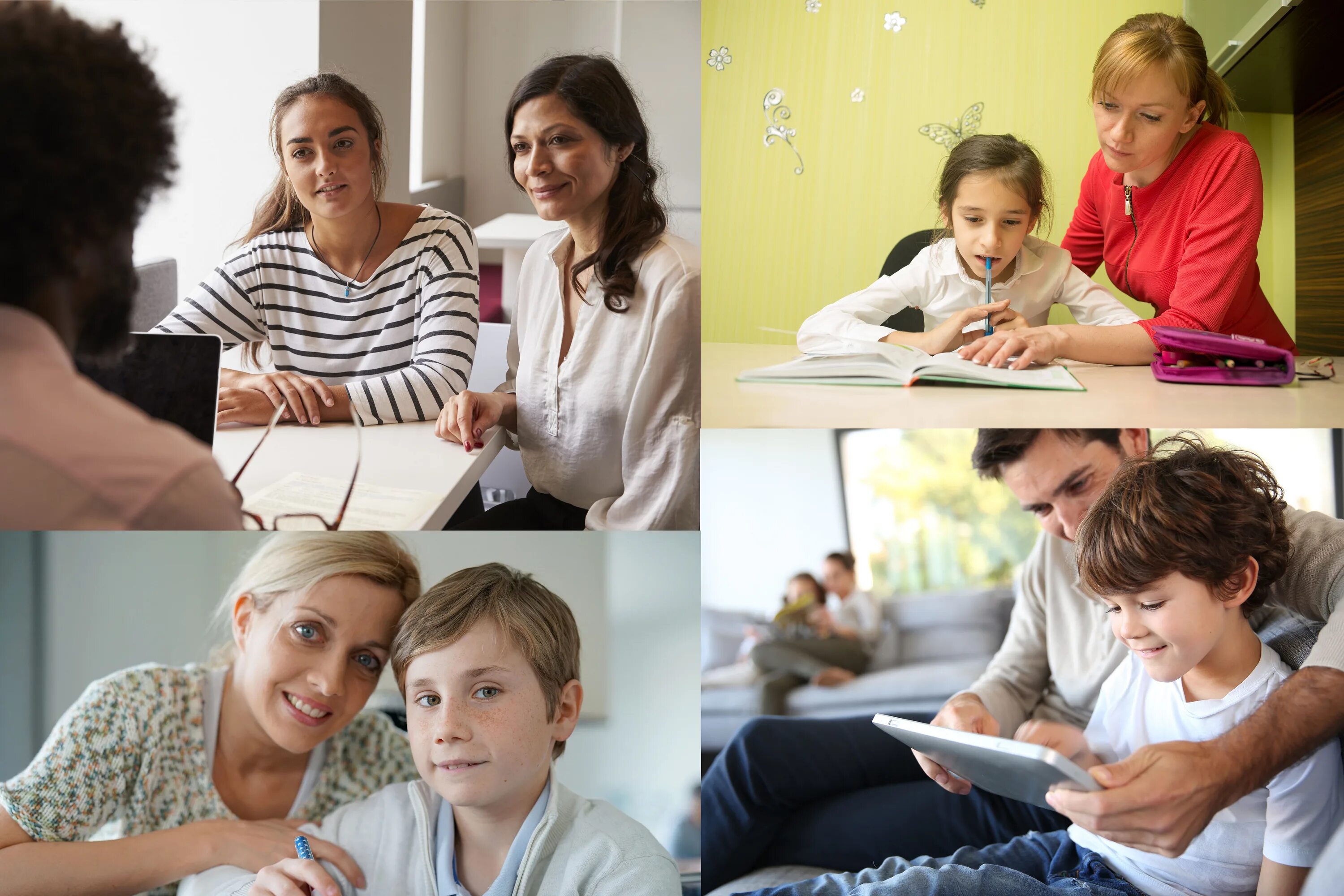 Between parent and child