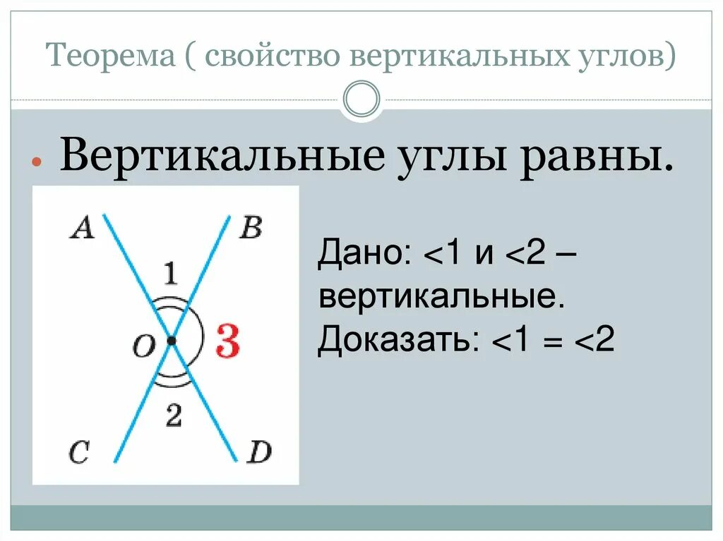 Верное утверждение вертикальные углы равны. Теорема о вертикальных углах. Теорема о свойстве вертикальных углов. Теорема вертикальные углы равны. Теоремы о смежных и вертикальных углах.