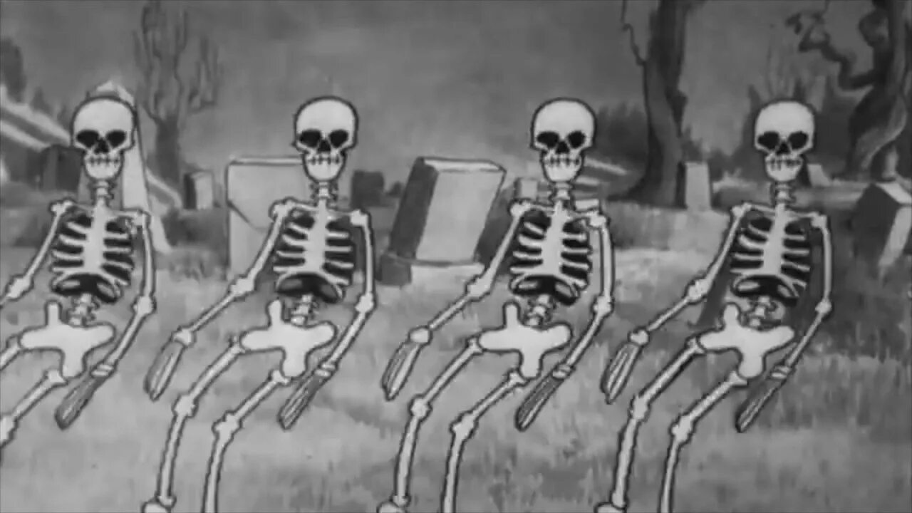 Пляска скелетов Уолт Дисней. Пляска скелетов 1929. Пляска скелетов Уолт Дисней 1929 гиф. Spooky scary remix