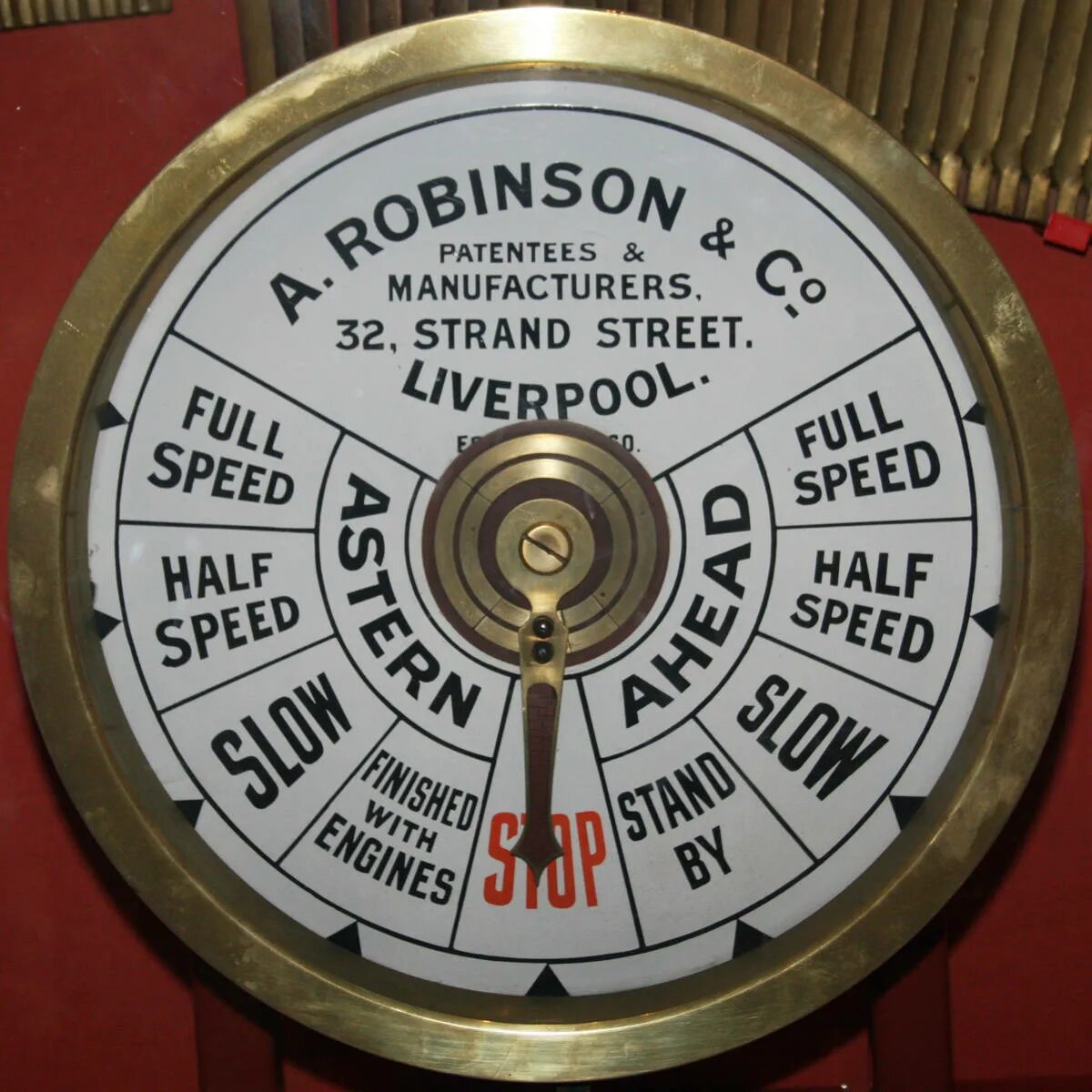 Engine orders