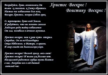 Почему на христос воскрес отвечают воистину воскрес