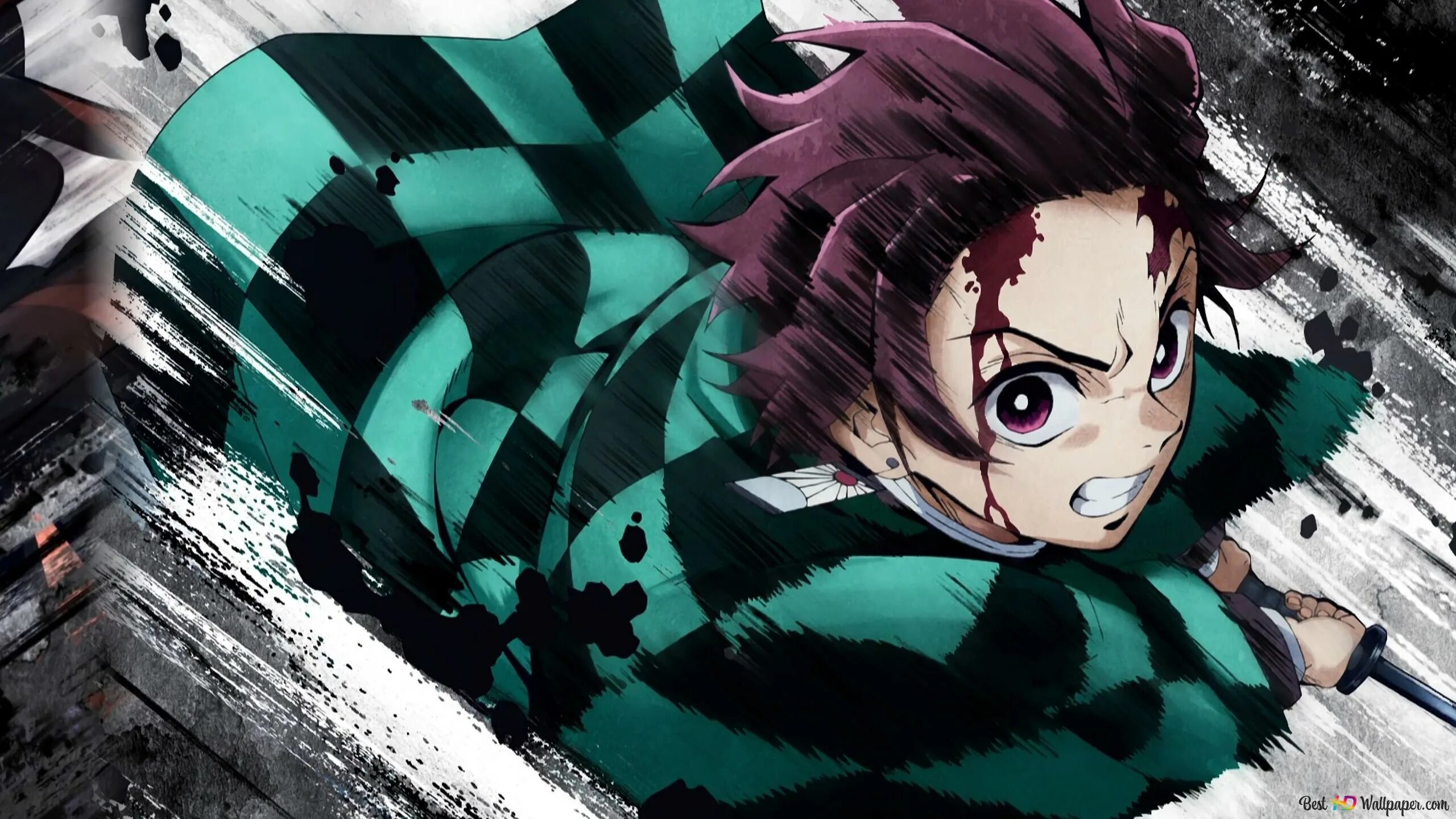 Demon Slayer Kimetsu no Yaiba. Клинок рассекающий демонов Танджиро демон. Kimetsu no yaiba training