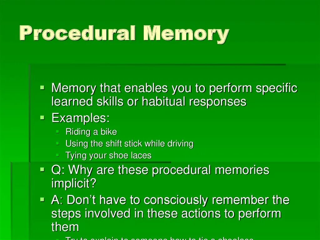 Examples of memory. Memory in psychology. memory stages. limited memory examples.
