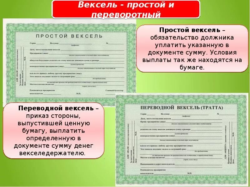 Вексель закон простой. Вексель. Переводной вексель. Вексель пример. Вексель это ценная бумага.