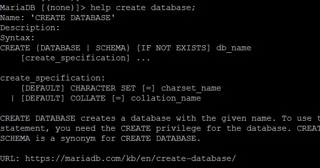 Mariadb syntax. Create database. create database sql. create database mysql. субд mariadb.