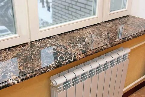 Подоконник из искусственного камня