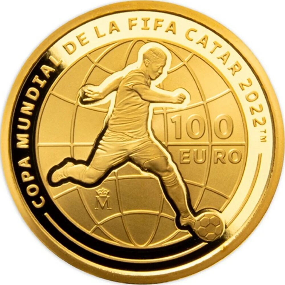 Монета FIFA World Cup 2022. Монета FIFA 2022 Qatar. Евро монеты Испании 2021-2022. Золотая монета 100 евро футбол.