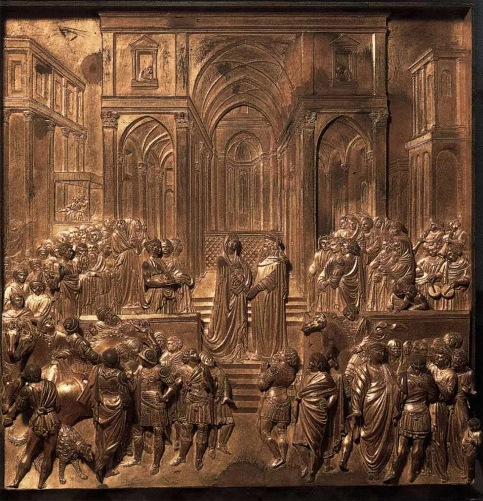 Дверь царица. Лоренцо Гиберти (1378–1455 гг. н.э.). Лоренцо Гиберти скульптор.