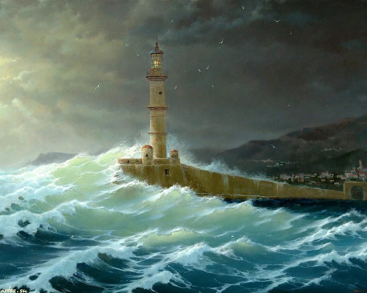 Жанр живописи главным элементом которого являются морские