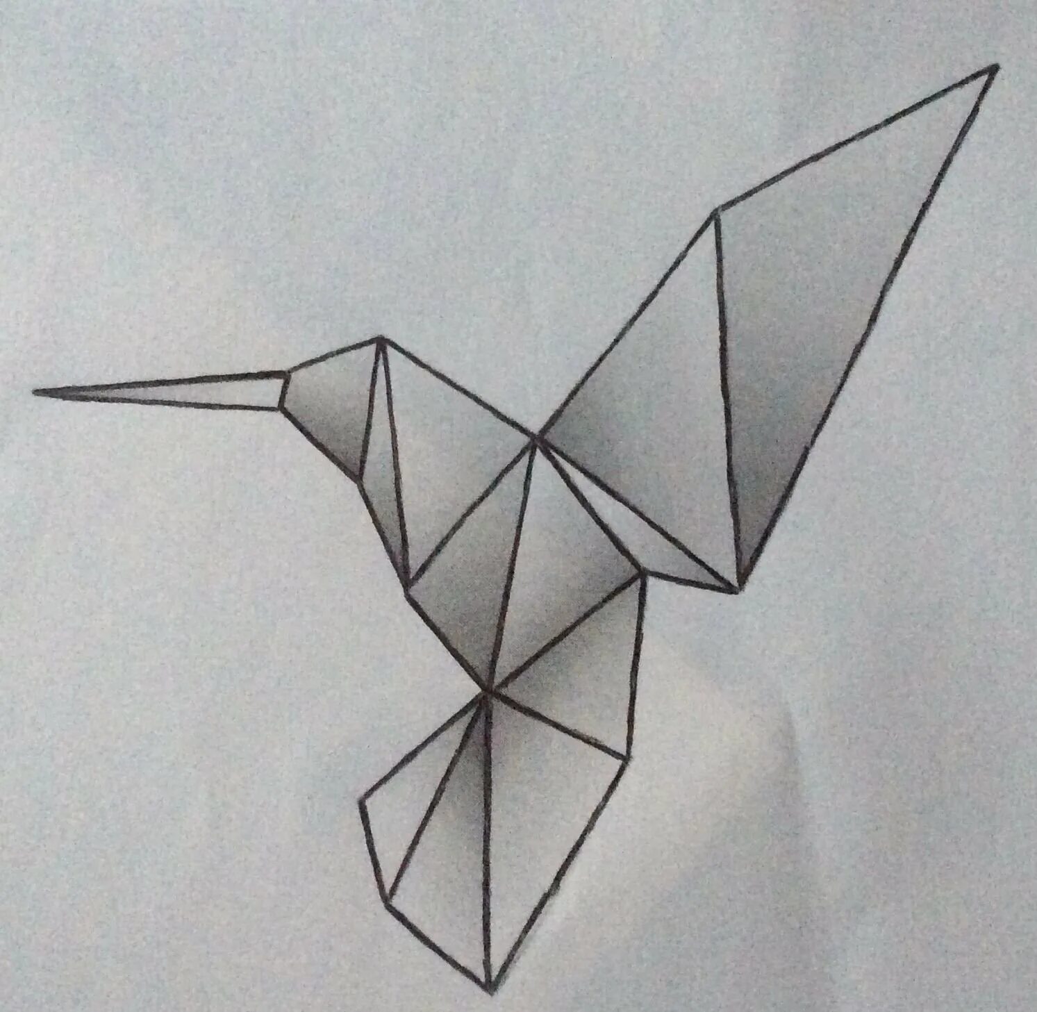 Птица из геометрических фигур. Треугольник для рисования. Птичка из геометрических фигур. Геометрические животные.