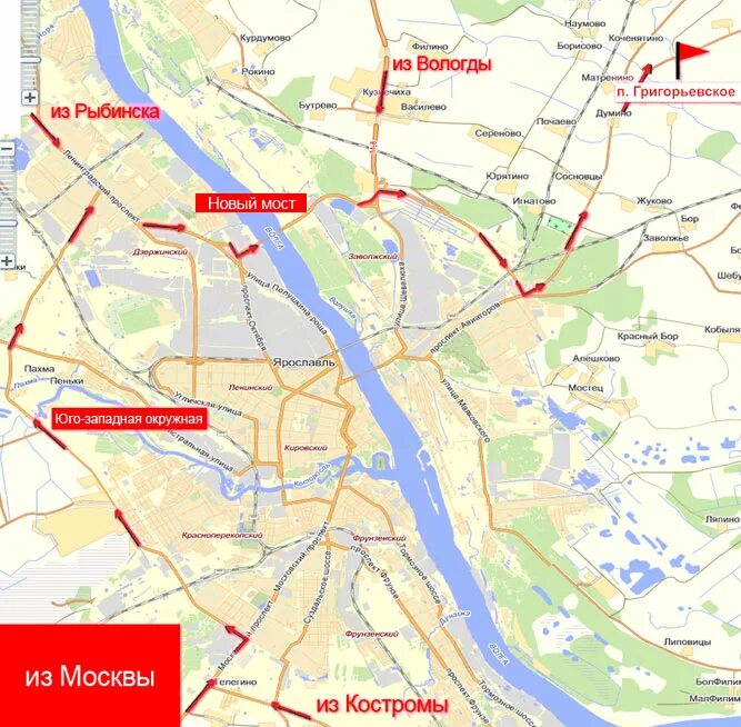 Карта дорог ярославля. Ярославль на карте. Третий мост в Ярославле на карте. Третий мост в Ярославле. Карта города: Ярославль.