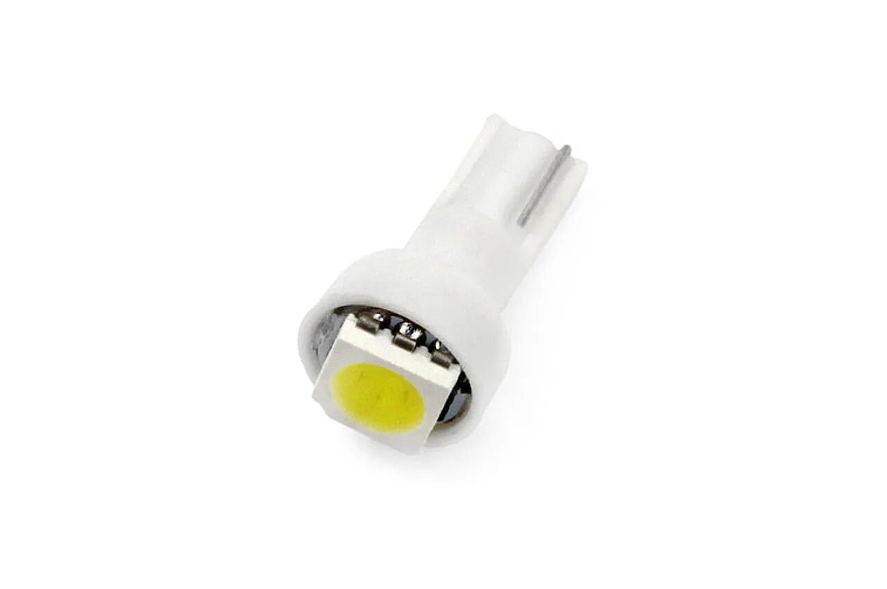 Лампа светодиод. Маяк 12t5-w/1smd 12v w1,2w 5w 1шт. Лампа светодиодная 12v w5w (t10, без цоколя) 6000k (w2,1x9,5d) 0,5w. T5 (w1.2w) 1-SMD 3528, 12в. Светодиод 12v t5 1smd w1,2w безцокольн. Белый 5050.