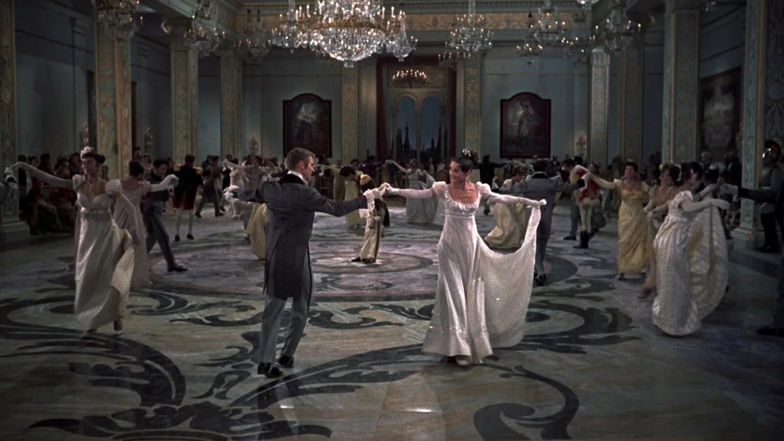 Бал наташи читать. Бал наташи ростовой акварель. Первый бал наташи ростовой пастернак. Бал ростовой и болконского. Элен курагина 1956.