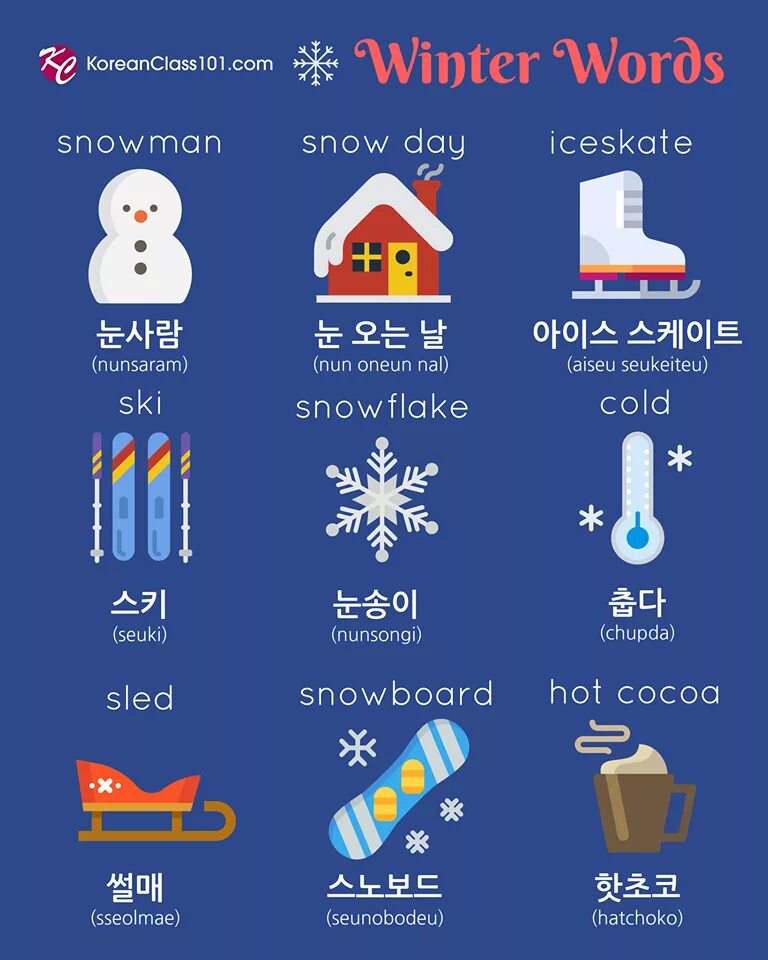 Snow words