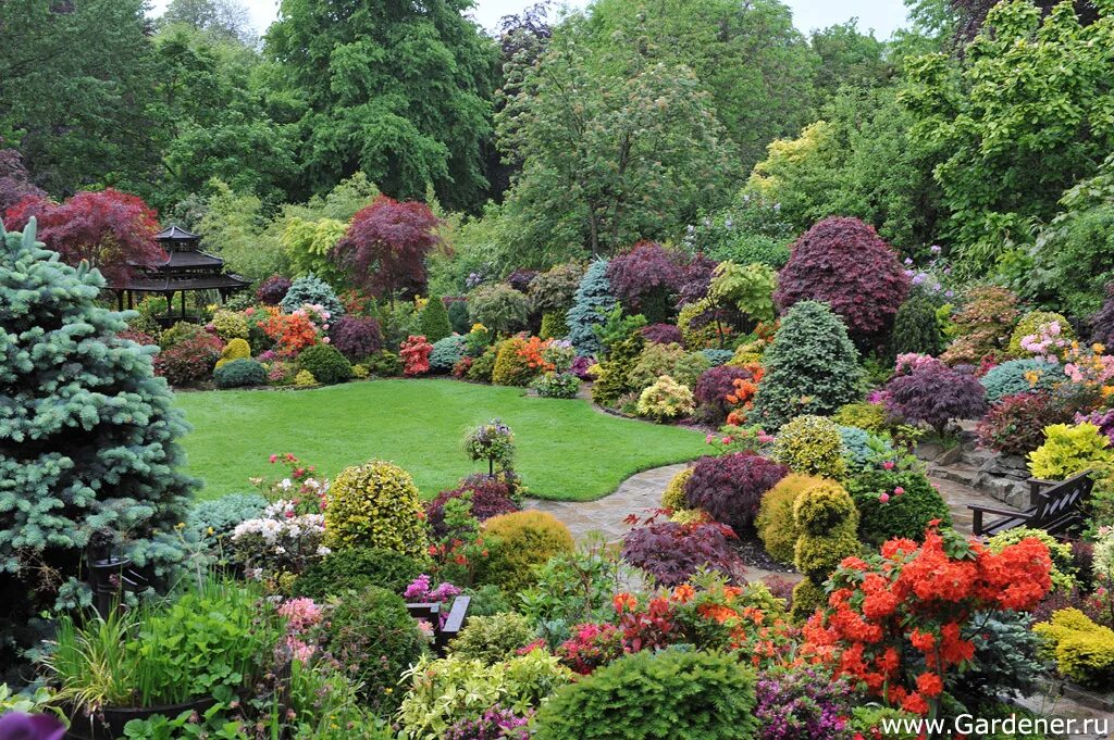 Сад four Seasons Garden. Английский сад ландшафтный дизайн. Сады времен значение