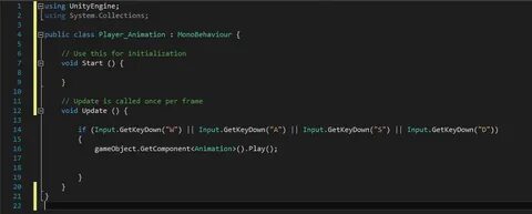 Unity нажатие кнопки