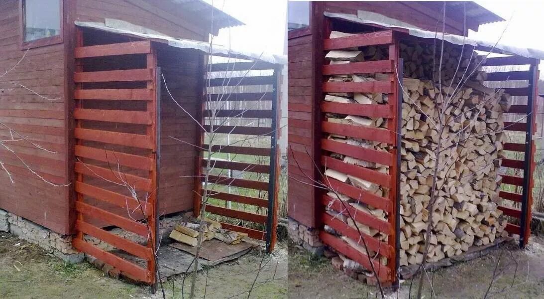Пристрой дровяник