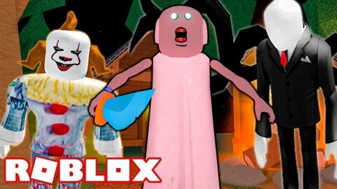 Побег от убийцы в roblox