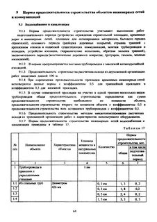 Срок строительства газопровода