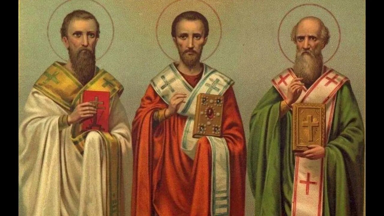 Служба трем святителем. Иоанн златоуст и василий великий фреска. Служба трем святителем. Служба трем святителем. Отцы церкви василий великий григорий назианзин.