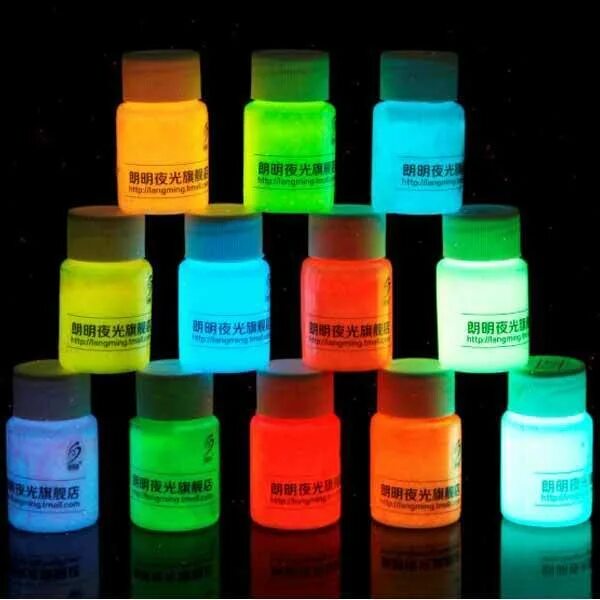 краска светящаяся в темноте. краска светящаяся в темноте. неоновые краски. люминесцентная краска леонардо. люминесцентная краска светящаяся в темноте.