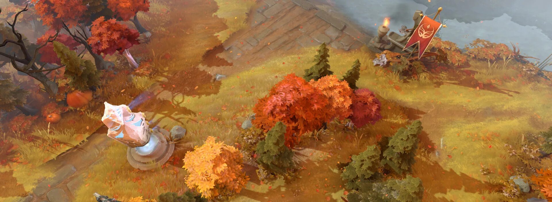 Карта осень. Осенний ландшафт дота 2. Ландшафт дота 2 осень. Ландшафт autumn Dota 2. Осенняя карта дота 2.