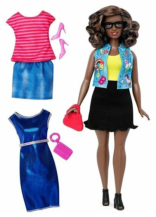 Барби кукла фешион. Кукла барби маттел фашионистас. Барби фашионистас с набором одежды. Барби фашионистас набор. Аутфиты для барби.