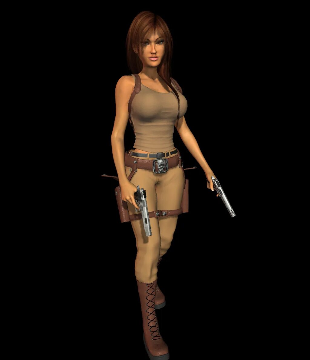 Lara croft 3d video
