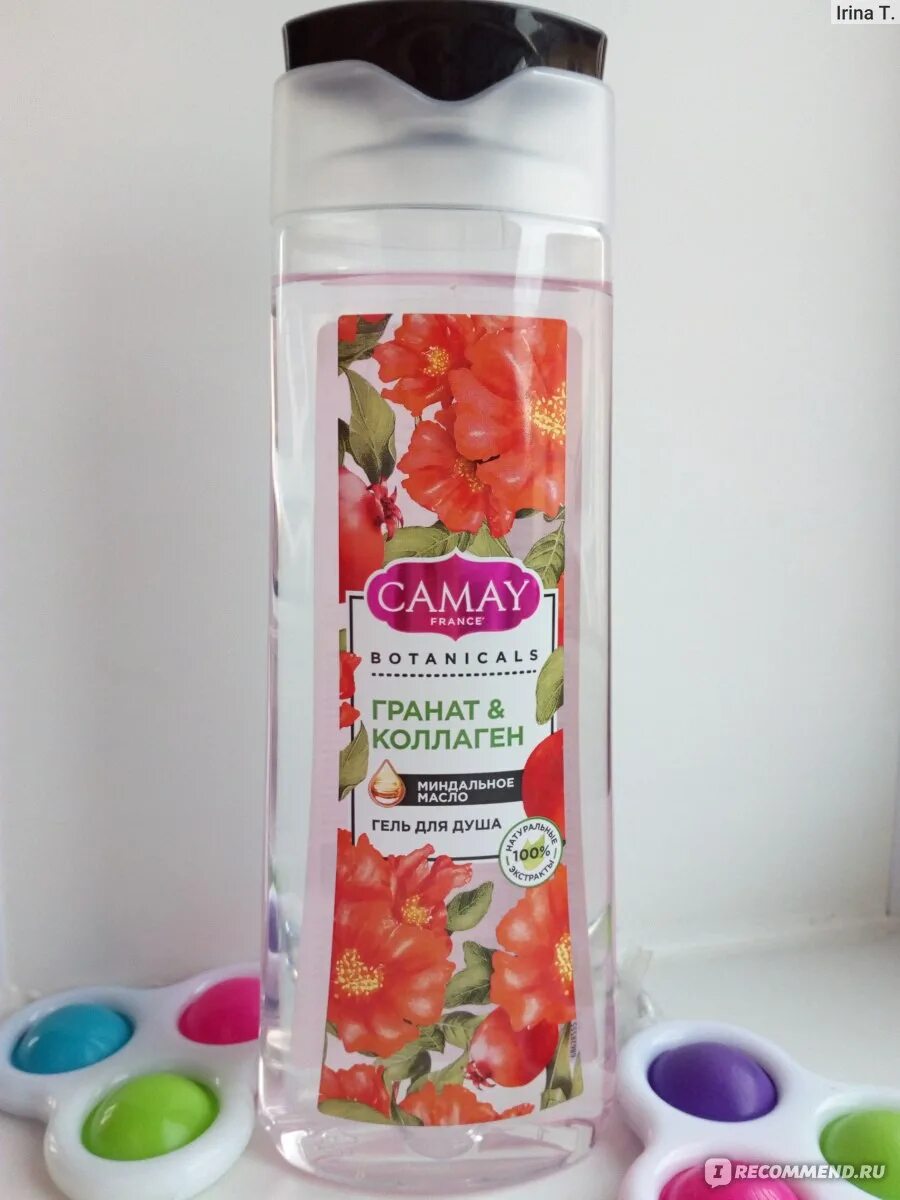 Гель для душа цветочный. Гель для душа Camay Botanicals цветы граната 250 мл. Гель для душа Camay Botanicals 750мл цветы граната. Гель Camay Botanicals гранат и коллаген. Камей гель д/душа цветы граната 250 мл..