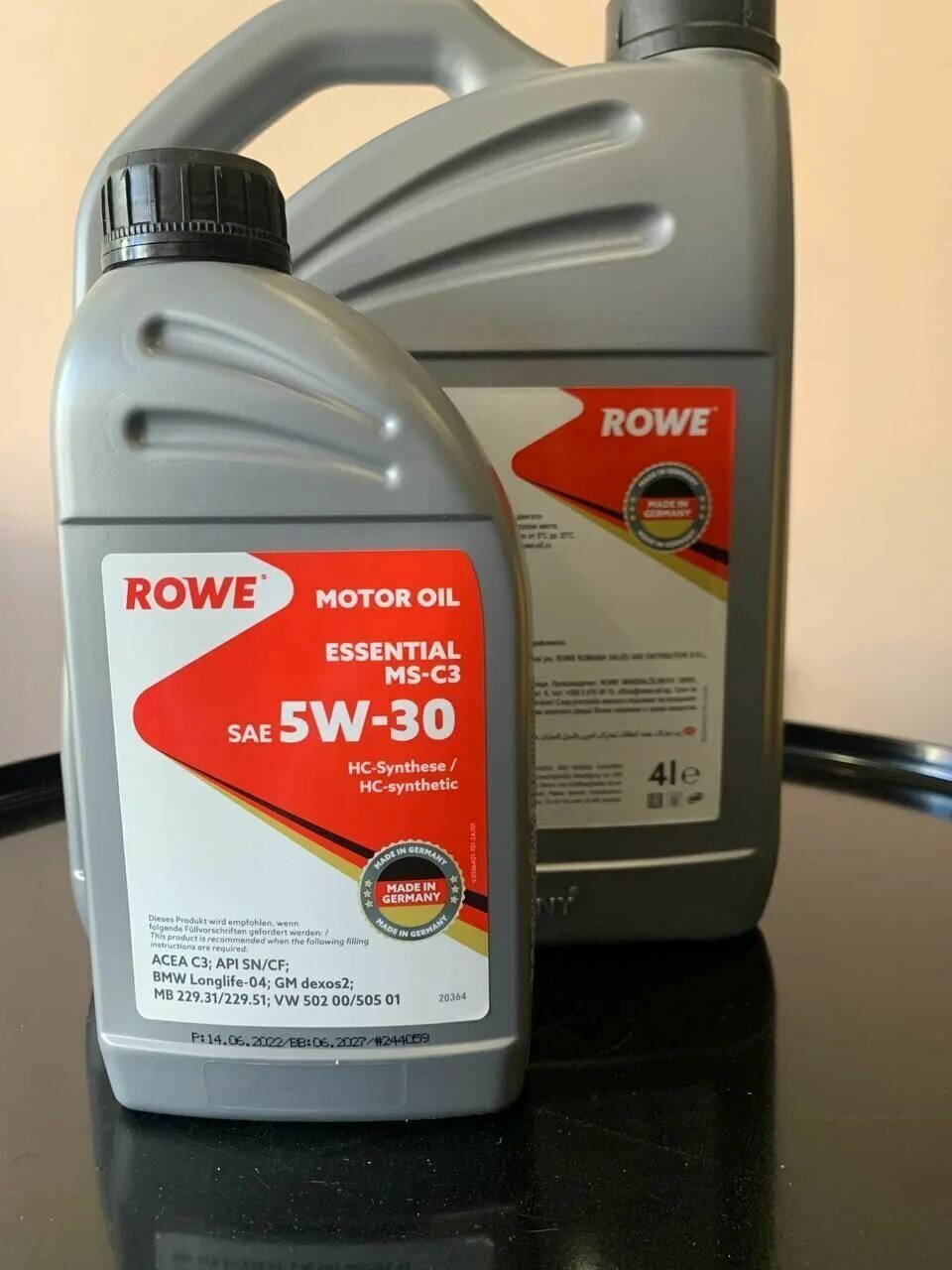 Моторное масло rowe 5w 30