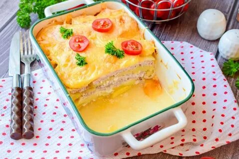 Запеканка с картошкой и овощами