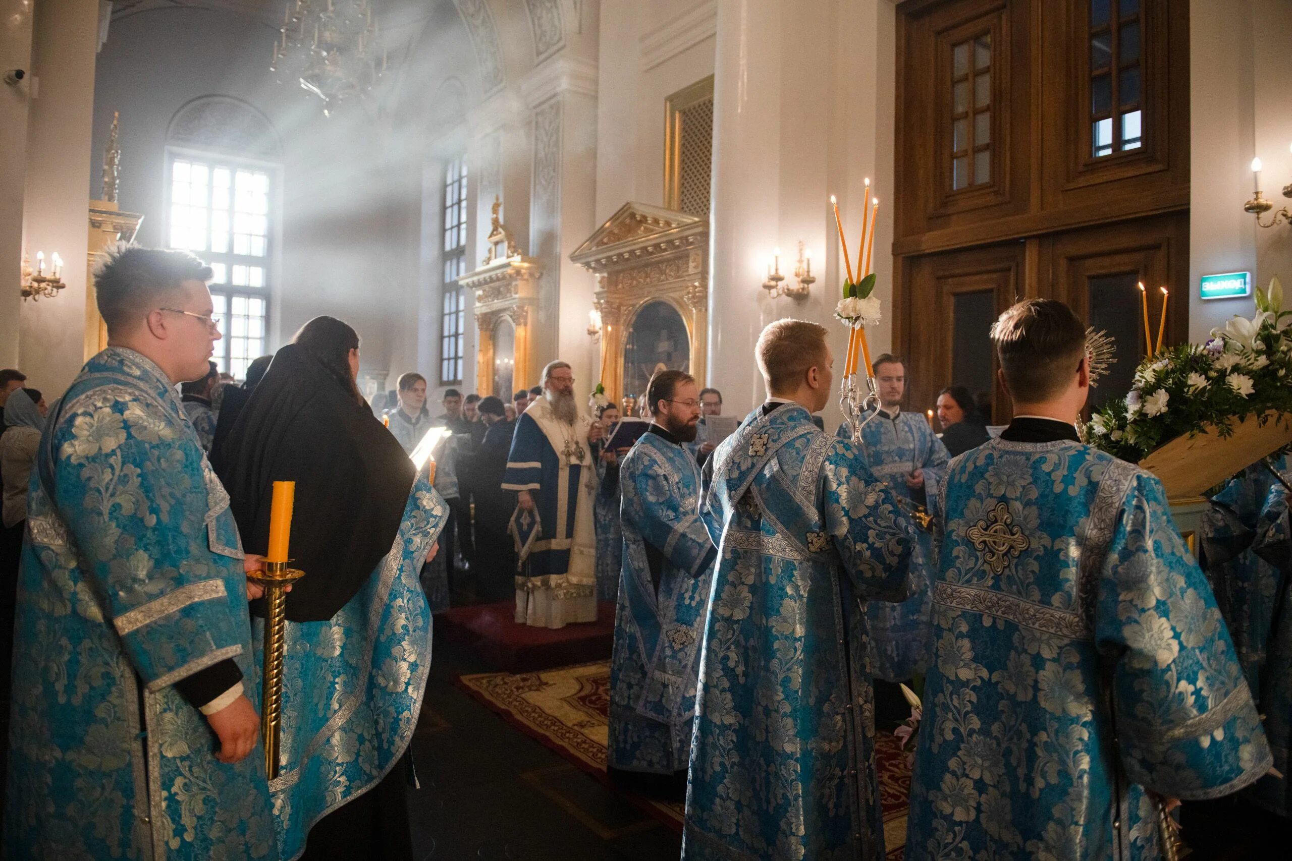 Православная служба. Похвала Пресвятой Богородицы богослужение. Вечерняя служба.