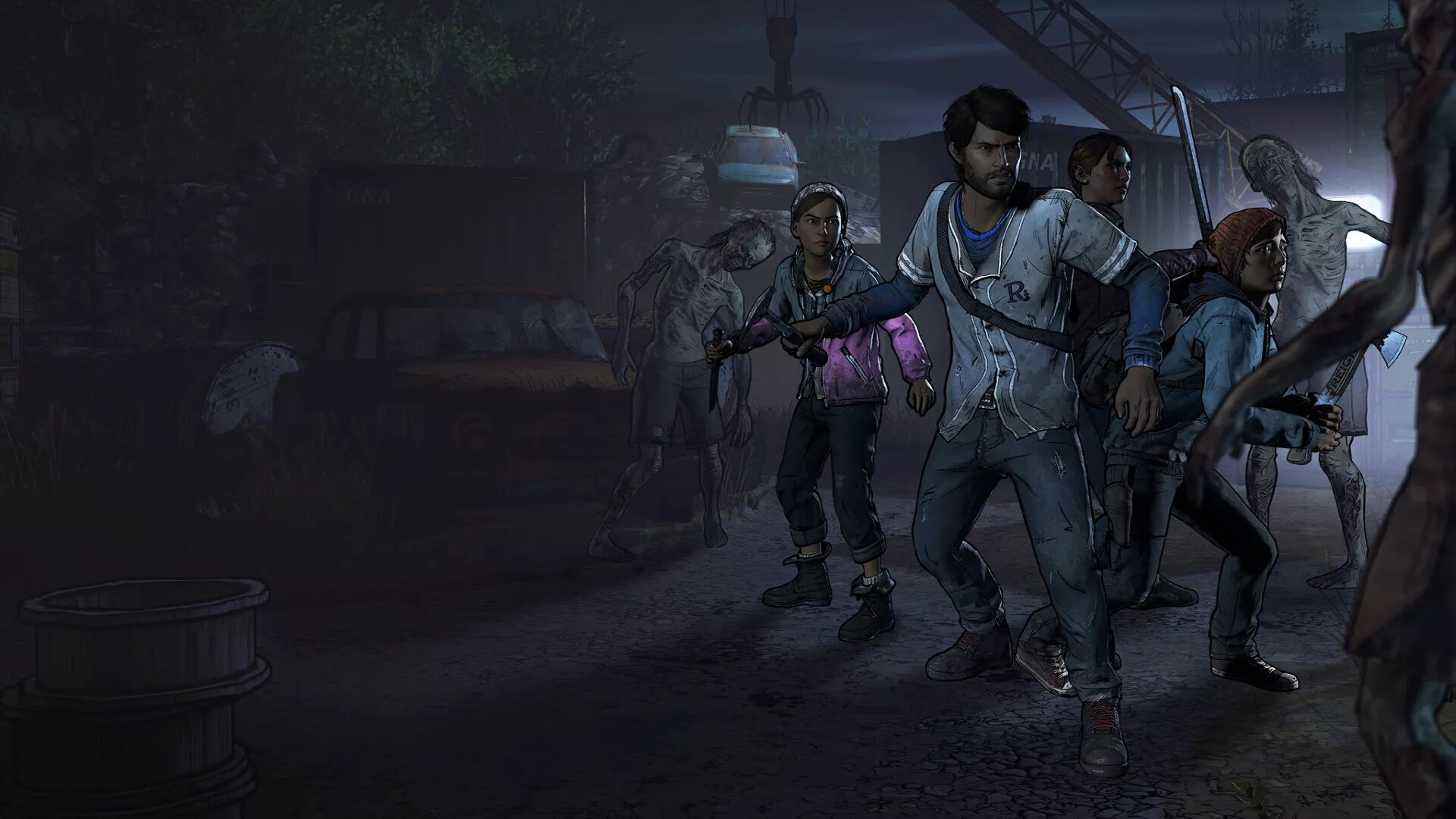 Ходячие мертвецы 1 андроид игра. Хавьер гарсия ходячие мертвецы. the walking dead: a new frontier - episode 1. хавьер гарсия 1280 720.