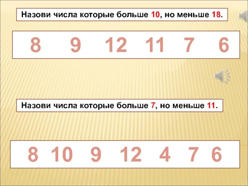 Числа больше -10. Назовите наибольшее и наименьшее числа. Крупные числа. Больше -10 но меньше 10.