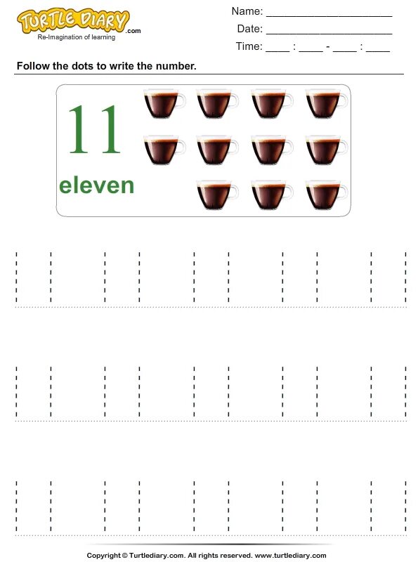 Number 11 worksheet. Number 11 tracing worksheets. worksheet number 11 for pre school. eleven worksheet. eleven twenty tracing.