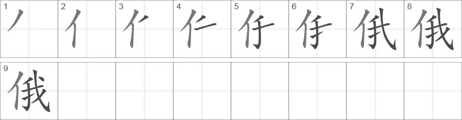 Включи на китайском серая. Написание иероглифа eluosi. Порядок черт иероглифа 俄. Китайские иероглифы последовательность написания. Иероглиф 俄 по чертам.